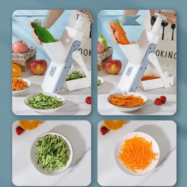 Household Vegetable And Meat Cutter Three-in-one Slicer