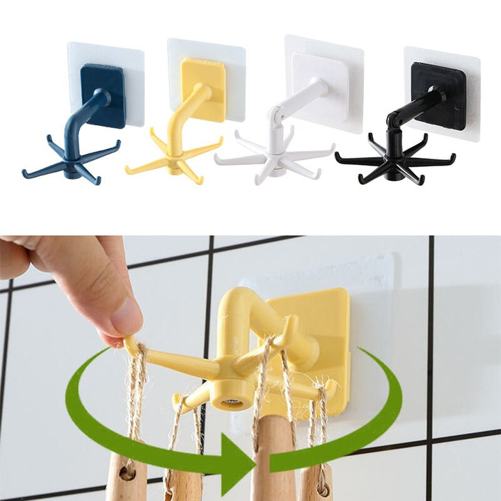 Kitchen Hook Organizer 360 Degrees Rotatable