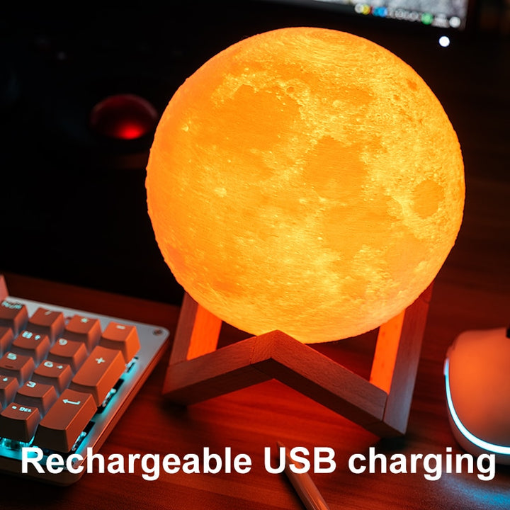 Rechargeable Moon Lamp